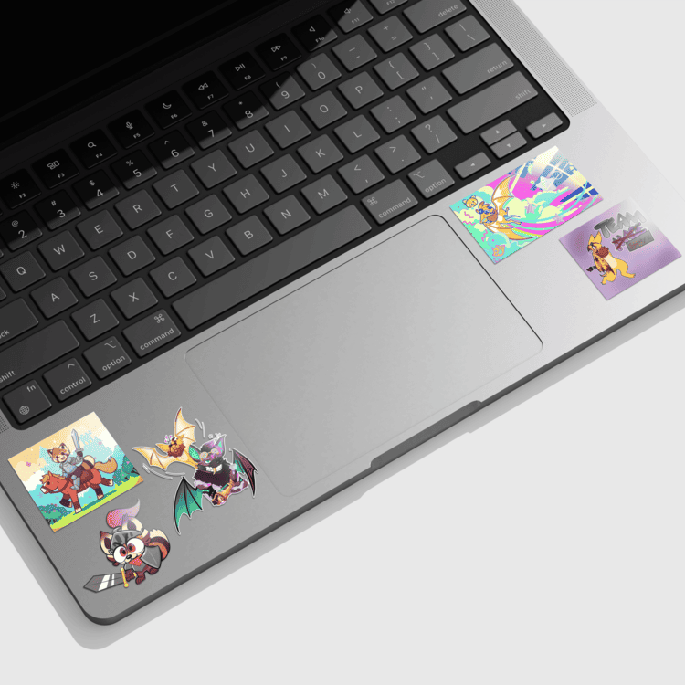 Pack de 5 stickers "Heroes Quest"