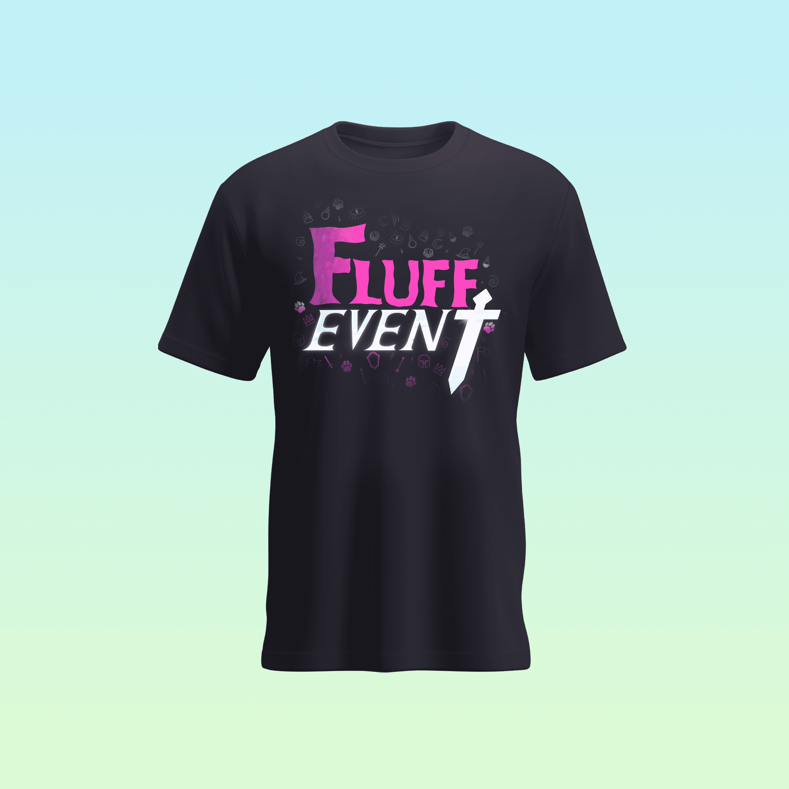 T-shirt Noir "Fluff Event 2025"