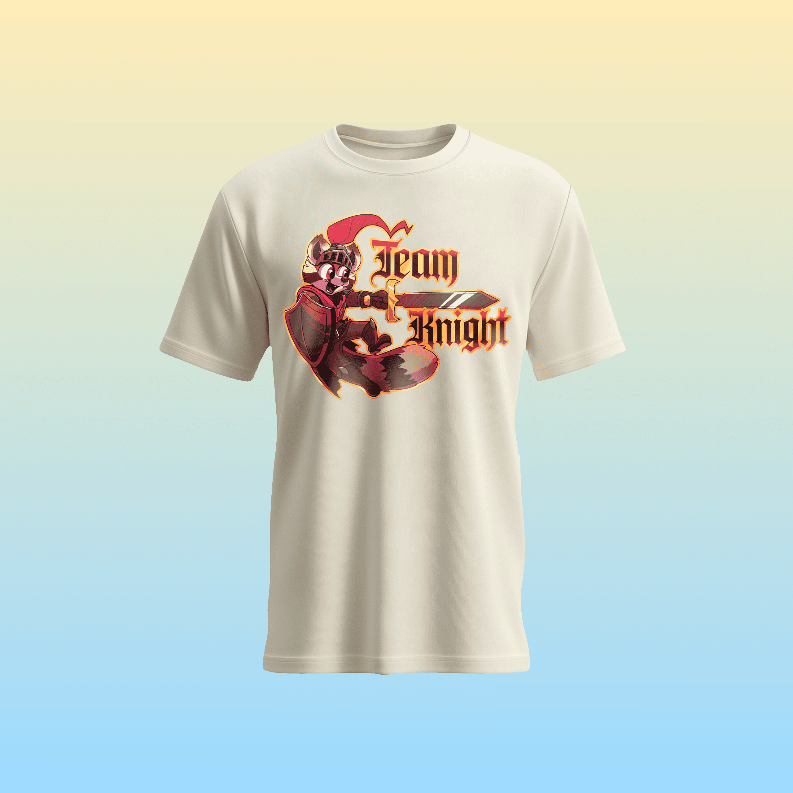 T-shirt Blanc "Knight"